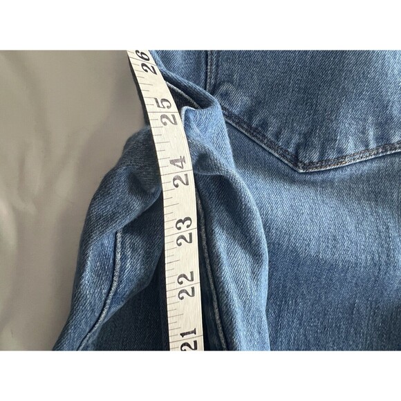 Frame Denim Le Nouveau Straight Womens Size 26 Jeans Frayed Hem Lt Wash Ankle - Picture 9 of 12